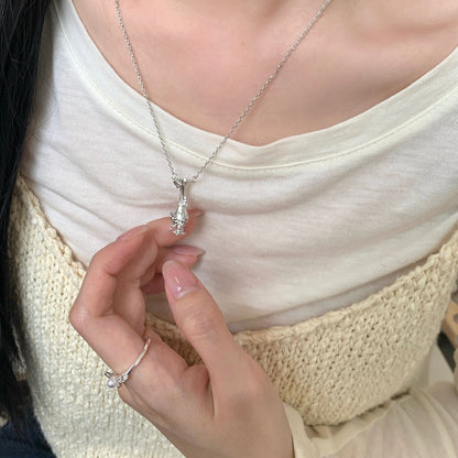 Vase of Butterfly Necklace