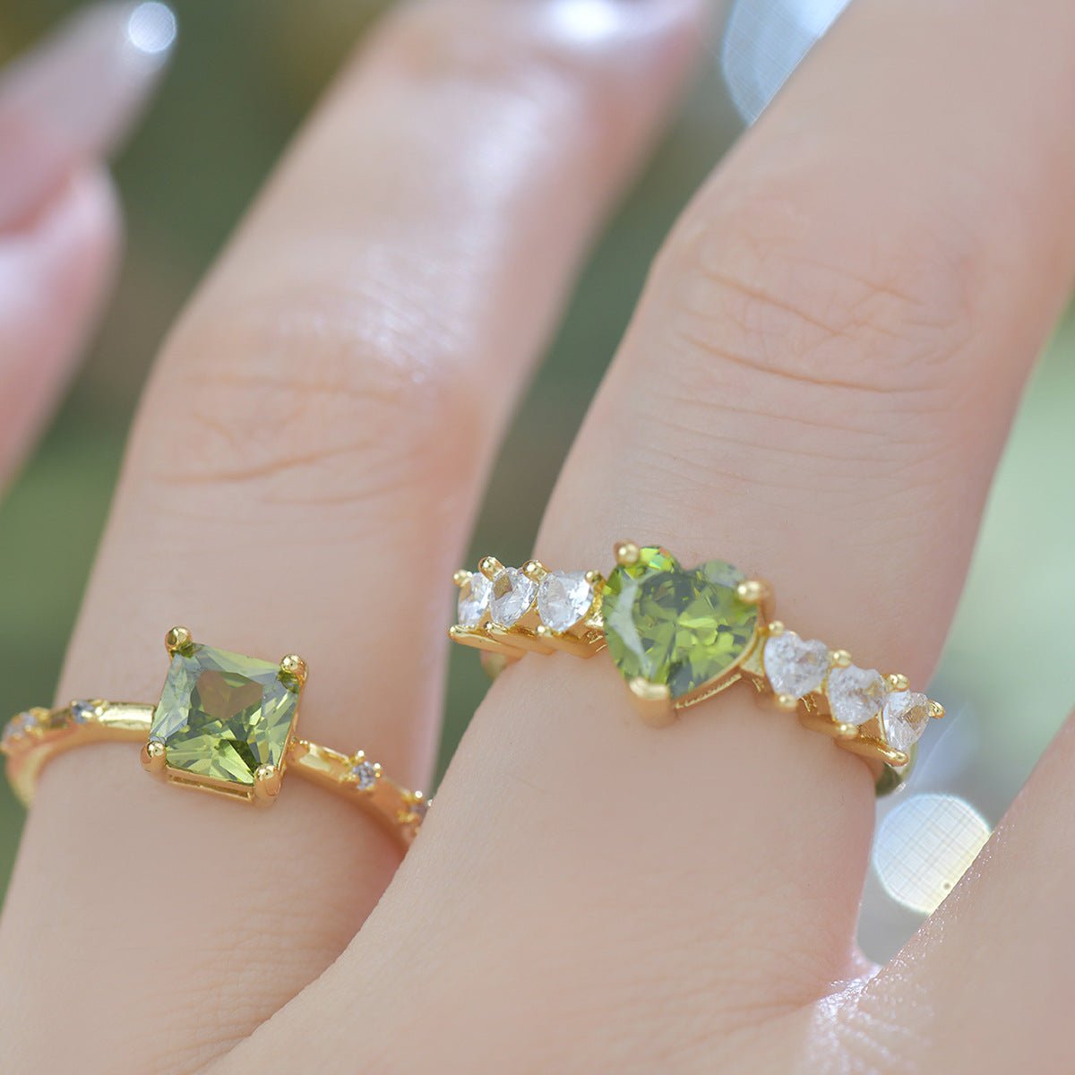 Verde Heart Ring