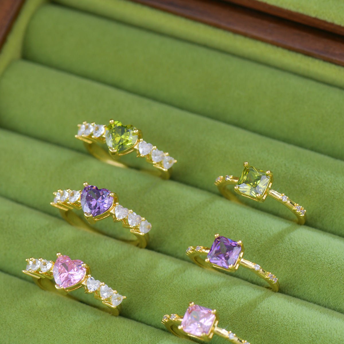 Violet Heart Ring